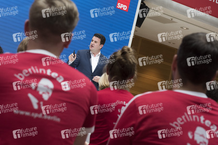Präsentation der SPD-Bundestagswahlplakate in Berlin