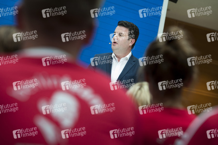 Präsentation der SPD-Bundestagswahlplakate in Berlin