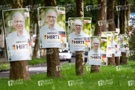 Bundestagswahlkampf-Plakate in Köln