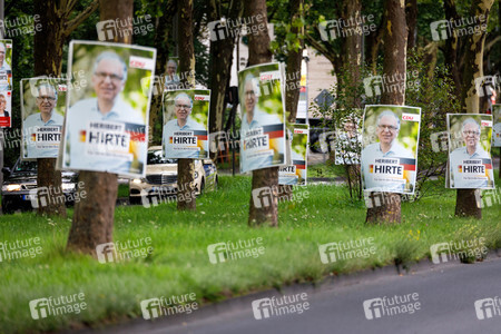 Bundestagswahlkampf-Plakate in Köln