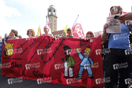 Protest gegen Nazi-Aufmarsch in Berlin