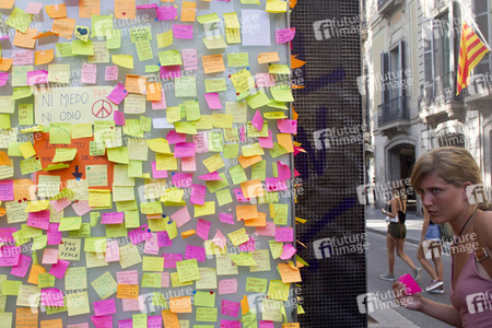 Trauer um die Opfer des Terroranschlags in Barcelona