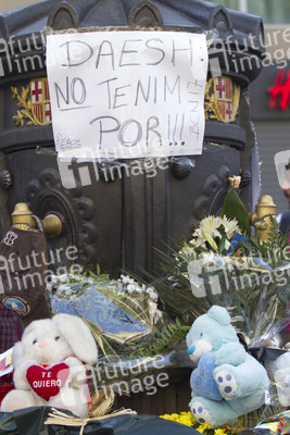 Trauer um die Opfer des Terroranschlags in Barcelona