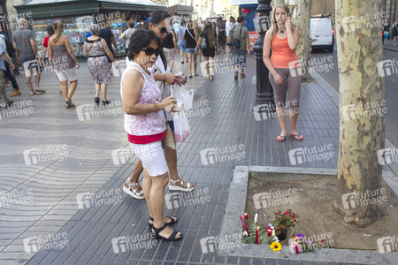 Trauer um die Opfer des Terroranschlags in Barcelona