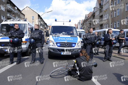 Protest gegen Nazi-Aufmarsch in Berlin
