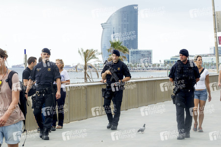 Las Ramblas nach dem Terroranschalg in Barcelona