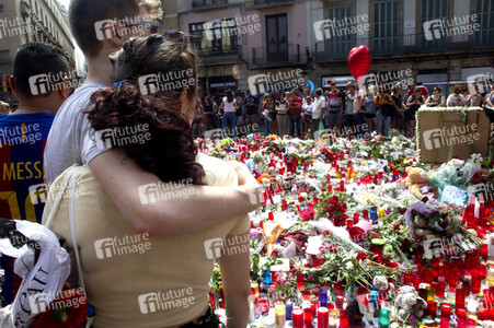 Las Ramblas nach dem Terroranschalg in Barcelona