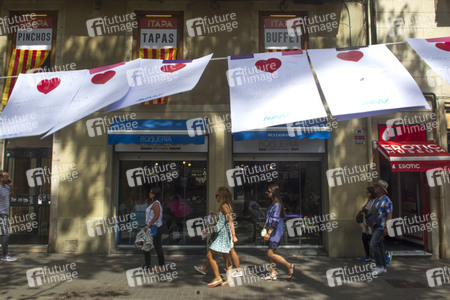 Las Ramblas nach dem Terroranschalg in Barcelona
