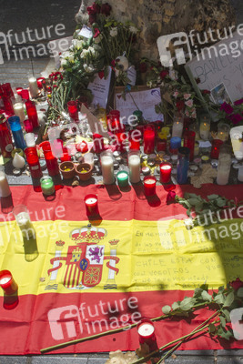Las Ramblas nach dem Terroranschalg in Barcelona