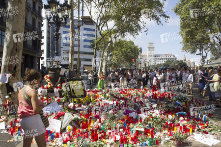 Las Ramblas nach dem Terroranschalg in Barcelona
