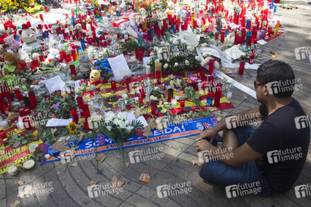Las Ramblas nach dem Terroranschalg in Barcelona