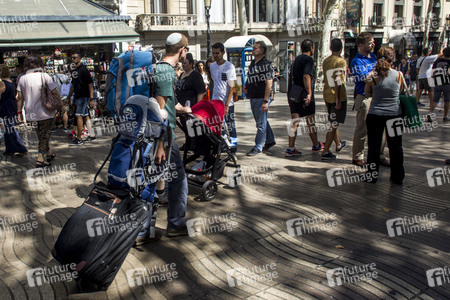 Las Ramblas nach dem Terroranschalg in Barcelona