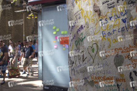 Las Ramblas nach dem Terroranschalg in Barcelona