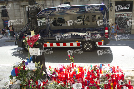 Las Ramblas nach dem Terroranschalg in Barcelona