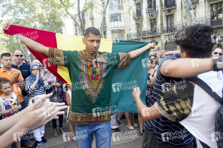 Las Ramblas nach dem Terroranschalg in Barcelona