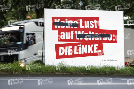 Bundestagswahlkampf-Plakate in Köln