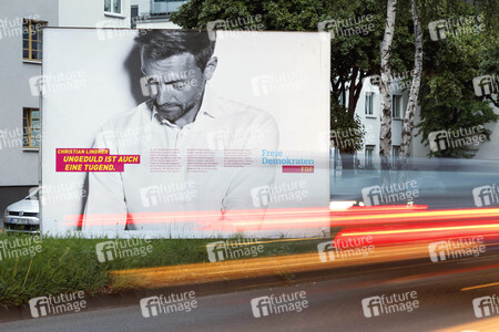 Bundestagswahlkampf-Plakate in Köln