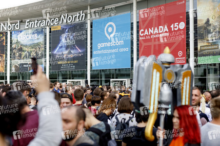 Computerspielmesse Gamescom 2017 in Köln