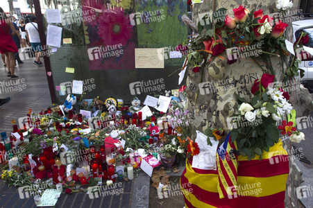 Las Ramblas nach dem Terroranschalg in Barcelona