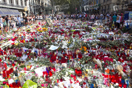 Las Ramblas nach dem Terroranschalg in Barcelona