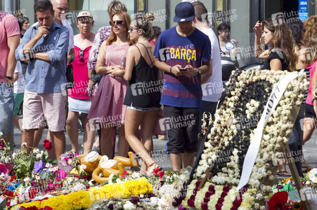 Las Ramblas nach dem Terroranschalg in Barcelona