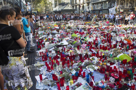 Las Ramblas nach dem Terroranschalg in Barcelona