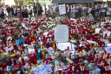 Las Ramblas nach dem Terroranschalg in Barcelona