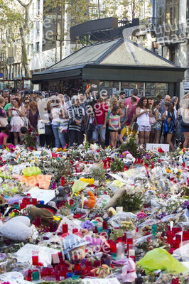 Las Ramblas nach dem Terroranschalg in Barcelona