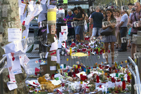 Las Ramblas nach dem Terroranschalg in Barcelona