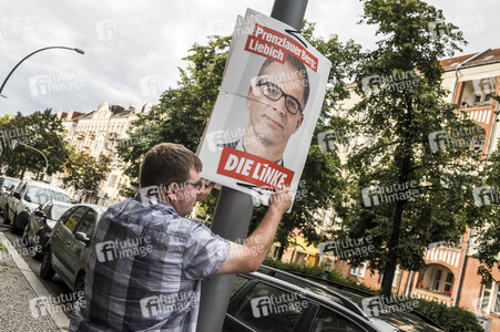 Bundestagswahlkampf-Plakate in Berlin