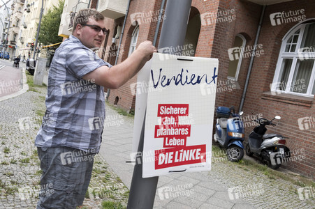 Bundestagswahlkampf-Plakate in Berlin