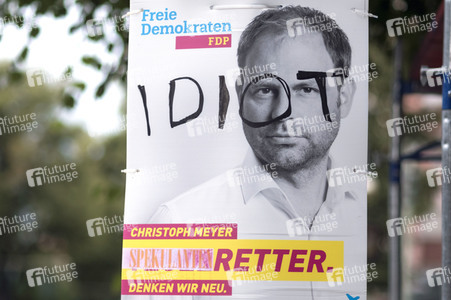 Bundestagswahlkampf-Plakate in Berlin