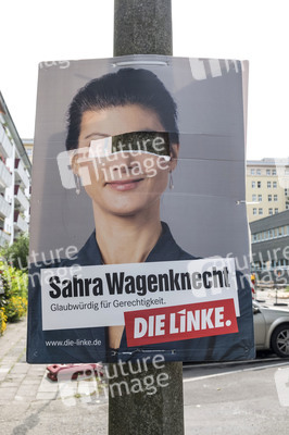 Bundestagswahlkampf-Plakate in Berlin