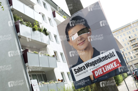 Bundestagswahlkampf-Plakate in Berlin