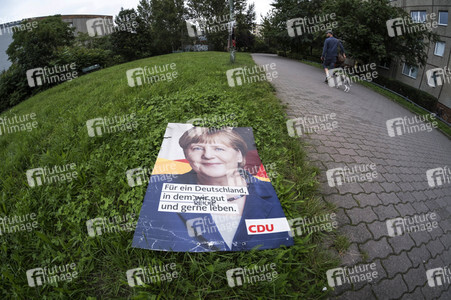 Bundestagswahlkampf-Plakate in Berlin