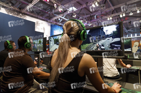Computerspielmesse Gamescom 2017 in Köln