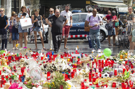 Anti-Terror Demonstration in Barcelona