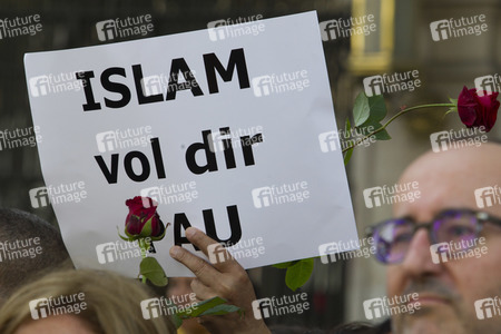 Anti-Terror Demonstration in Barcelona