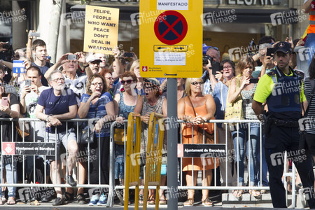 Anti-Terror Demonstration in Barcelona
