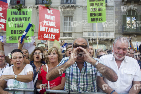 Anti-Terror Demonstration in Barcelona