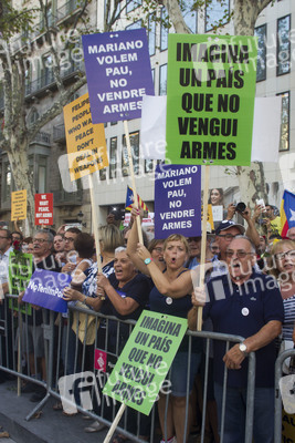 Anti-Terror Demonstration in Barcelona
