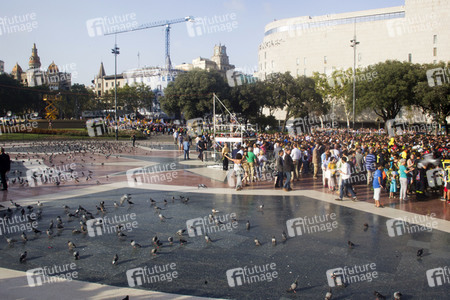 Anti-Terror Demonstration in Barcelona