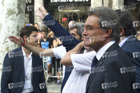Anti-Terror Demonstration in Barcelona