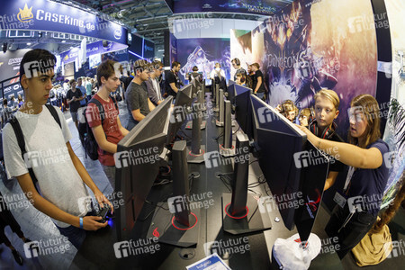 Computerspielmesse Gamescom 2017 in Köln