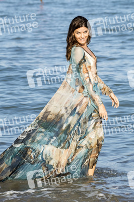 Photocall mit Isabeli Fontana in Venedig