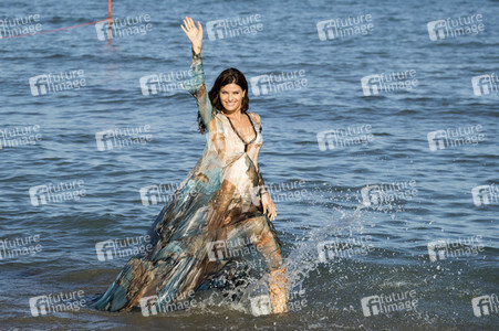 Photocall mit Isabeli Fontana in Venedig