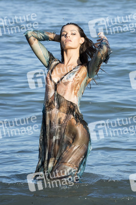Photocall mit Isabeli Fontana in Venedig