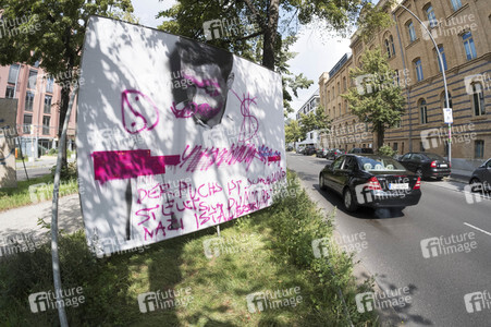 Bundestagswahlkampf-Plakate in Berlin