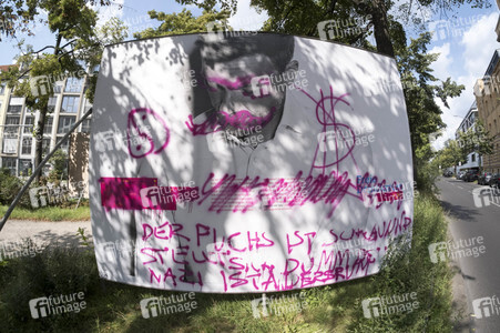 Bundestagswahlkampf-Plakate in Berlin