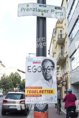 Bundestagswahlkampf-Plakate in Berlin